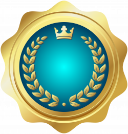 Seal Badge Blue PNG Transparent Clip Art | Gallery Yopriceville ...