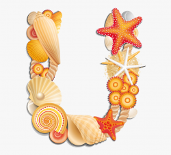 Seashells Clipart Beach Thing - Beach Letter A Png #2027908 ...