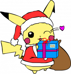 Christmas Pikachu -Secret Santa by Kiba174 on DeviantArt