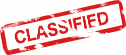 Clipart - Classified Stamp