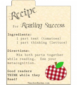 Classroom Freebies Too: SECRET Recipe for READing Success!