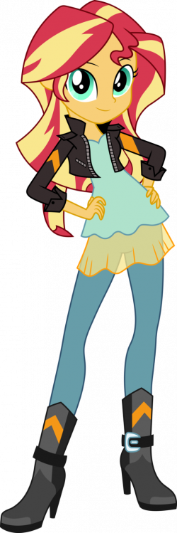 Sunset Shimmer Friendship Games Official Vector by icantunloveyou ...