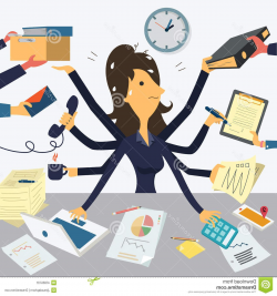 Best Busy Secretary Clipart Pictures - Vector Art Library