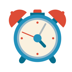 Alarm clock Icon - Blue alarm clock 1500*1500 transprent Png Free ...