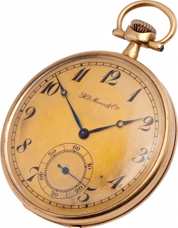 Copper Gold Pocket Watch Clock transparent PNG - StickPNG