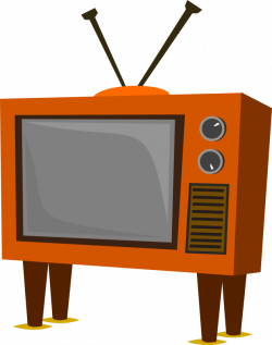 Clipart - Funky Old TV