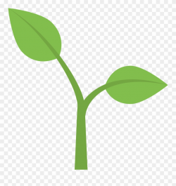 Flower Stem Template 1, Buy Clip Art - Seedling Emoji - Png ...