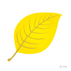 Yellow Leaf Clipart Free Picture｜Illustoon