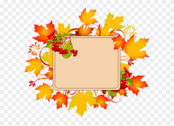 Colorful Clip Art For The Autumn Season - September Month ...