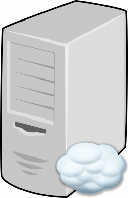 Clipart - Cloud Server