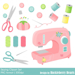 Sewing Clipart Sewing Machine Digital Sewing Clip Art