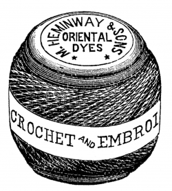 Vintage Sewing Clip Art - Thread - Embroidery - The Graphics ...