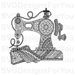 Sale! SEWING MACHINE SVG Cutting File, Cast Iron Sewing Machine Clip Art  File, Silhouette Cutting File, Cricut Cutting File SvgDesignsForYou