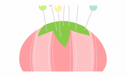 Upload Button Clipart Sewing - Pin Cushions Clipart ...