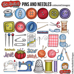 Knitting and Sewing Clip Art: 