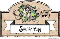 ArtbyJean - Vintage Sheet Music: Make a sign for your sewing ...