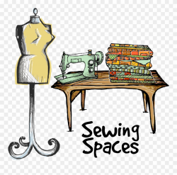 Desk Clipart Messy - Putting A Sewing Room Together - Png ...