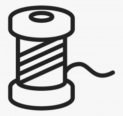Sewing Clipart Spool Thread - Spool Of Thread Outline ...