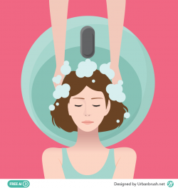 Beauty Shop Shampoo Illustration free download - Urbanbrush