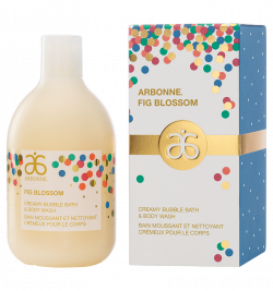 Fig Blossom Creamy Bubble Bath & Body Wash #5588 - Arbonne Relax in ...