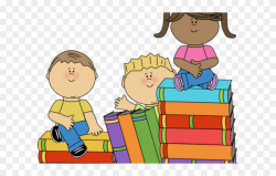Possession Clipart Kids Sharing - Book Sale Kids - Png ...