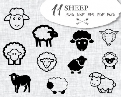SHEEP SVG, sheep clipart, lamb svg, sheep cut file, sheep silhouette, sheep  vector, farm animal svg, sheep,silhouette svg,silhouette svg,svg