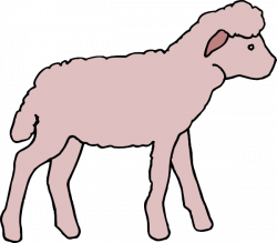 Pink Lamb Clip Art at Clker.com - vector clip art online, royalty ...