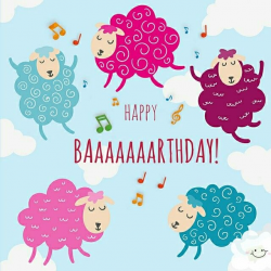 Happy birthday sheep 