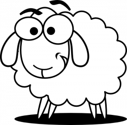 Clipart Sheep Outline - Alternative Clipart Design •