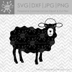 Sheep SVG File, Sheep Silhouette, Sheep Clipart, Sheep Clip Art, SVG Sheep,  Farm Animal SVG, Show Sheep svg, Barnyard Animal svg, Farm svg