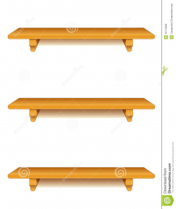 Wooden Shelf Clipart, Empty Shelves Clip Art - Sedentary Behaviour ...