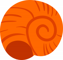 Gastropods Cartoon Snail - Orange cartoon snail shell 2000*1892 ...