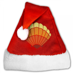 Amazon.com: Shell Clipart Red Sea Plush Santa Hat ...