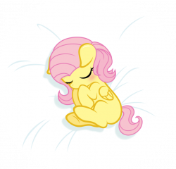 Baby Fluttershy -sleeping- by Godoffury on DeviantArt