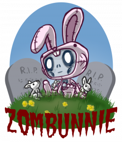 What better way to celebrate Easter than with a Zombunnie! Shhh, don ...