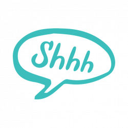 shhh wordbubble words quotes sayings stickers freetoedi...