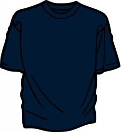 T Shirt Template Dark Blue Clip Art at Clker.com - vector clip art ...