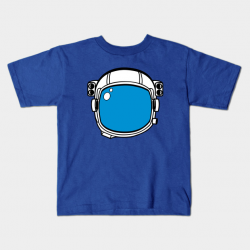 Blue Astronaut Helmet Clipart
