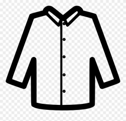 Long Sleeve Shirt Comments - Button Up Shirt Clipart - Png ...