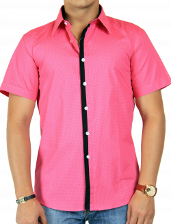 Pink dress shirt PNG image