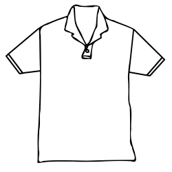 Polo Shirt Drawing at GetDrawings.com | Free for personal use Polo ...