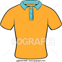 Vector Illustration - Mens polo shirt icon cartoon. EPS ...