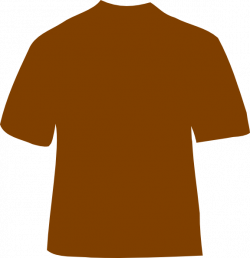 Brown T-shirt Clip Art at Clker.com - vector clip art online ...