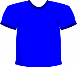 Short Sleeve Shirts Clipart - Blue T Shirt Cartoon - Png ...