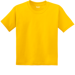 Boy's 50/50 Cotton/Polyester T-Shirts Gildan 8000B