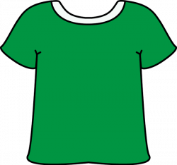 Green Tshirt with a White Collar with a White Collar | เครื่องแต่ง ...