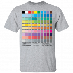 Color Chart Shirt LITE – My Tee Funny