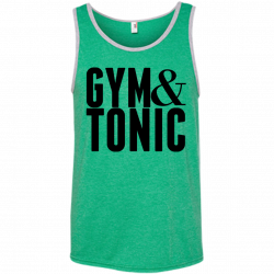 Gym & Tonic Unisex Tank Top | Shirt paint | Pinterest | Unisex and ...