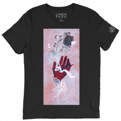 Black tee shirt with artwork created by renowned artist James Jean ...