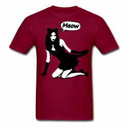 Power-to-your-T-Shirts | Pop Art - Sexy Naughty Girl Meow T-Shirts ...